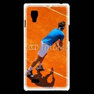 Coque LG Optimus L9 Match de tennis sur terre battue