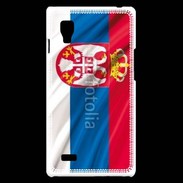 Coque LG Optimus L9 Drapeau Serbie