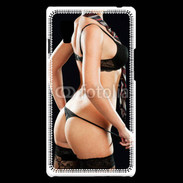 Coque LG Optimus L9 Lingerie de charme avec cravate