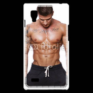 Coque LG Optimus L9 Brun musclé 1