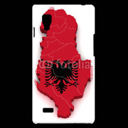 Coque LG Optimus L9 drapeau Albanie