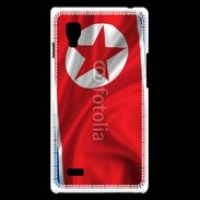 Coque LG Optimus L9 Drapeau Corée du Nord