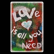 Etui carte bancaire Love is all you need