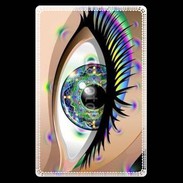 Etui carte bancaire Œil hippie