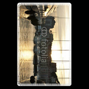 Etui carte bancaire Port de cannes au couché de soleil