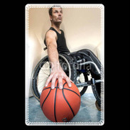Etui carte bancaire Joueur de basket en fauteuil