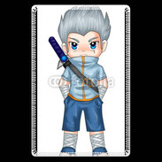 Etui carte bancaire Chibi style illustration of a superhero 2