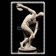 Etui carte bancaire Statue antique lanceur de disque