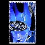 Etui carte bancaire Speedster tuning bleu