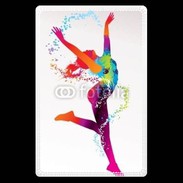 Etui carte bancaire Danseuse en couleur