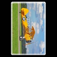Etui carte bancaire Avio Biplan jaune