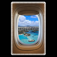 Etui carte bancaire Vue de l'intérieur d'un avion