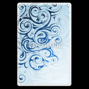 Etui carte bancaire Fond tribal bleu