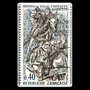 Etui carte bancaire Timbre 1967 du Roi Philippe II