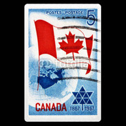 Etui carte bancaire Timbre canadien 1967