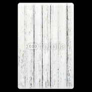 Etui carte bancaire Aspect bois blanc vieilli