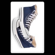 Etui carte bancaire Paire de converse bleue