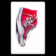 Etui carte bancaire Chaussure Converse rouge