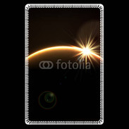 Etui carte bancaire Soleil dans l'espace