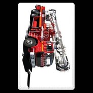 Etui carte bancaire Camion de pompiers 3
