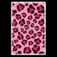 Etui carte bancaire Léopard rose