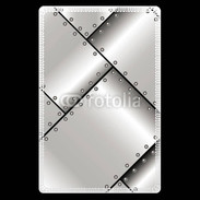 Etui carte bancaire Tôle métallique