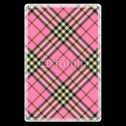 Etui carte bancaire Déco fashion rose et marron