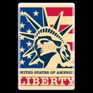 Etui carte bancaire Timbre USA