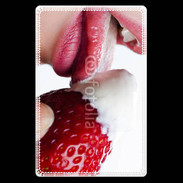 Etui carte bancaire Fraise et bouche 2