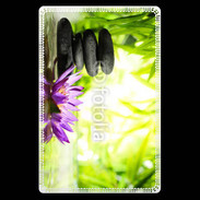 Etui carte bancaire Fleur de lotus