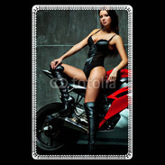 Etui carte bancaire Moto sexy 3