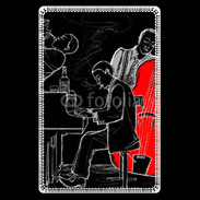 Etui carte bancaire Jazz Band
