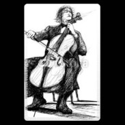 Etui carte bancaire Violonceliste