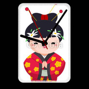 Grande pendule murale Fille japonaise