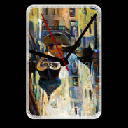 Grande pendule murale Peinture du canal de Venise en Italie