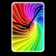 Grande pendule murale Art abstrait en couleur