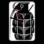 Grande pendule murale Grenade noire