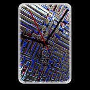 Grande pendule murale Aspect circuit imprimé 