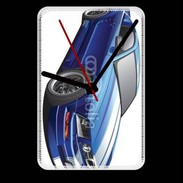 Grande pendule murale Mustang bleue