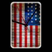 Grande pendule murale Drapeau USA Vintage
