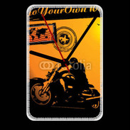 Grande pendule murale motorcycle rider background