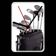 Grande pendule murale Caddie de golf
