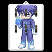 Porte clés Chibi style illustration of a superhero