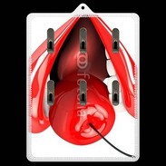 Porte clés Cerise et bouche 2