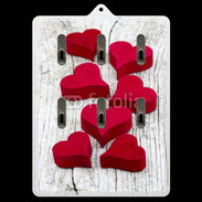 Porte clés Coeur en bois