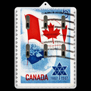 Porte clés Timbre canadien 1967