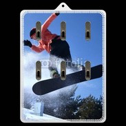 Porte clés Saut en Snowboard