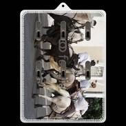 Porte clés Abrivado Chevaux et taureaux