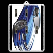 Porte clés Mustang bleue