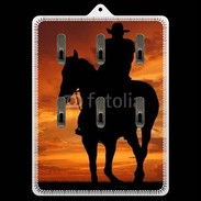 Porte clés Silhouette de cowboy